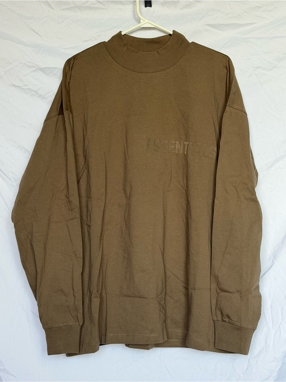 Fear of God Essentials Long Sleeve Tee - Brown